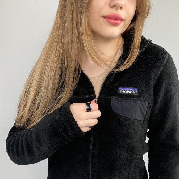 Patagonia Full-Zip Fleece Black Small. - Picture 3 of 4